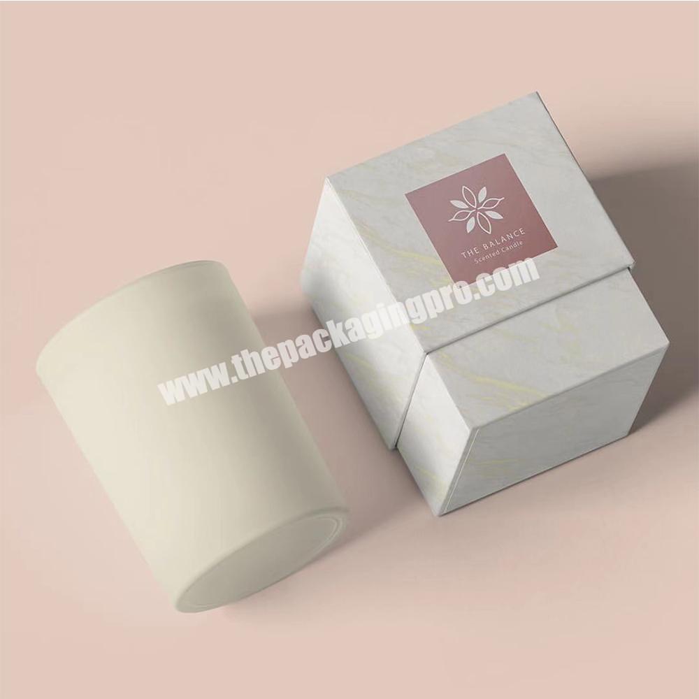 custom logo luxury perfume gift paper packaging candle box
