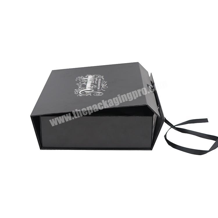 custom luxury hair extension packaging box with logo