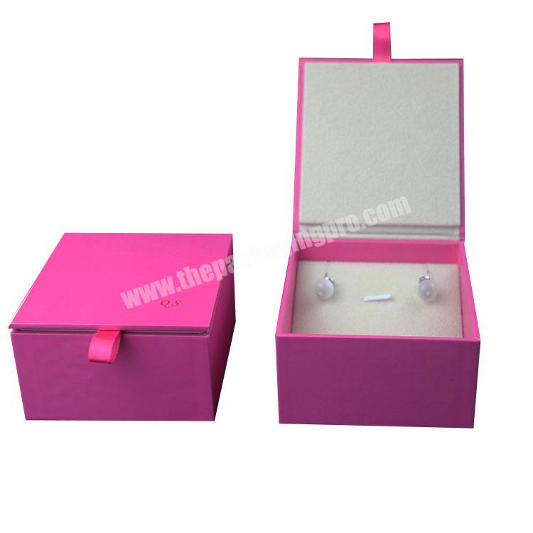 custom luxury paper board jewelry gift boxes