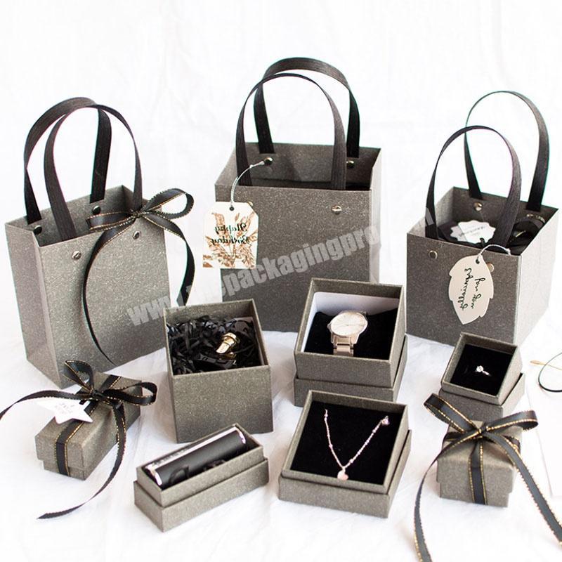 custom printed ring gift boxes luxury necklace   cardboard  box for jewelry packaging
