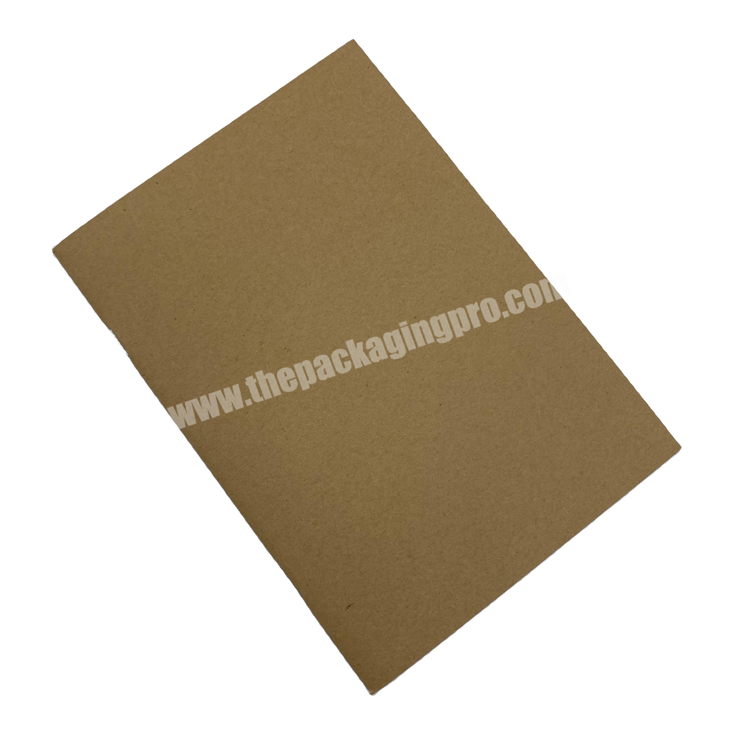 custom size silicone release paper reusable blank sticker book collecting  albums with brown kraft covers sticker