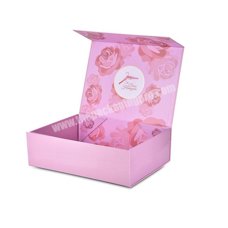 customised magnetic presentation flap paper box packaging