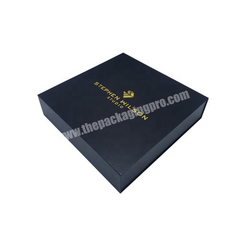customize luxury black packaging box for Fragile products