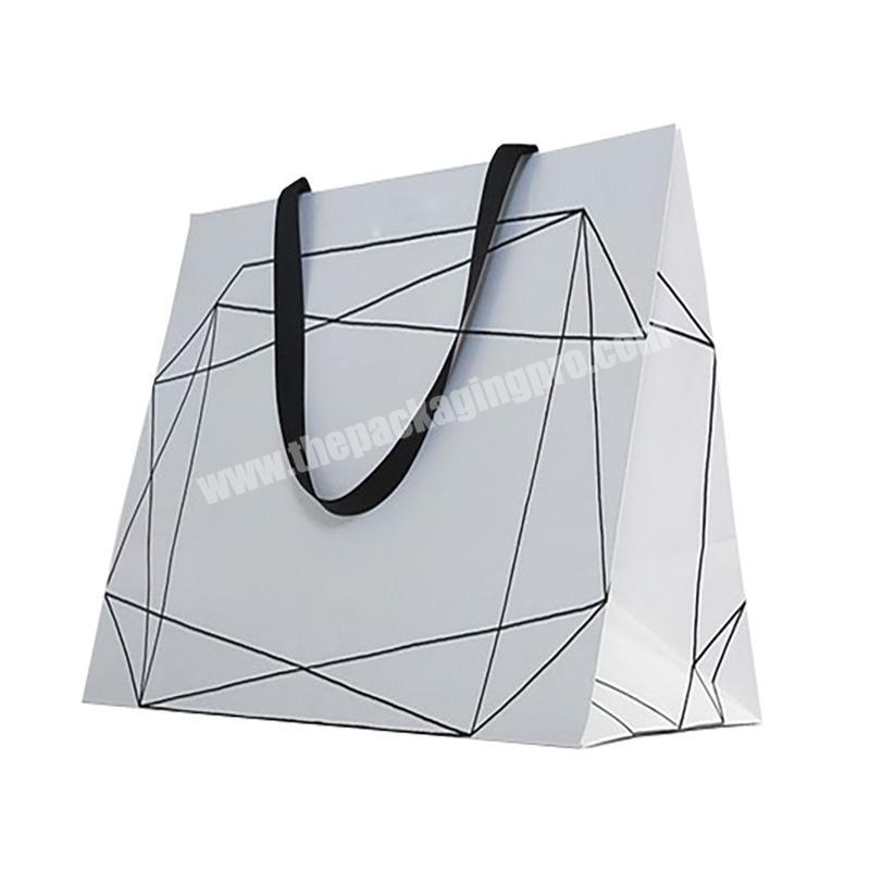 eco friendly Large size Mini MOQ shopping paper bag