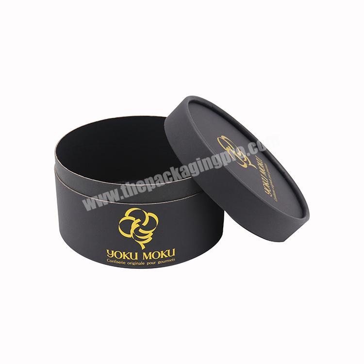 factory direct price custom round box packaging with lid