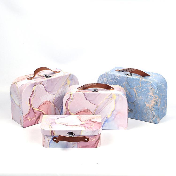 factory supply luxury baby suitcase gift box  with lock