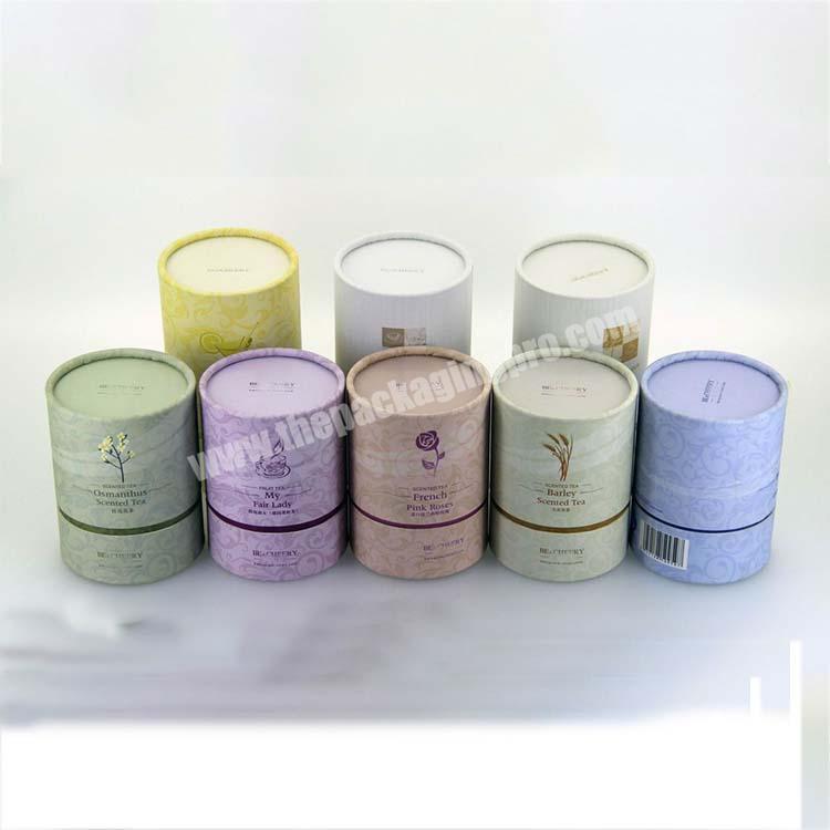 factory wholesale rounded paper eco packaging for cosmetics