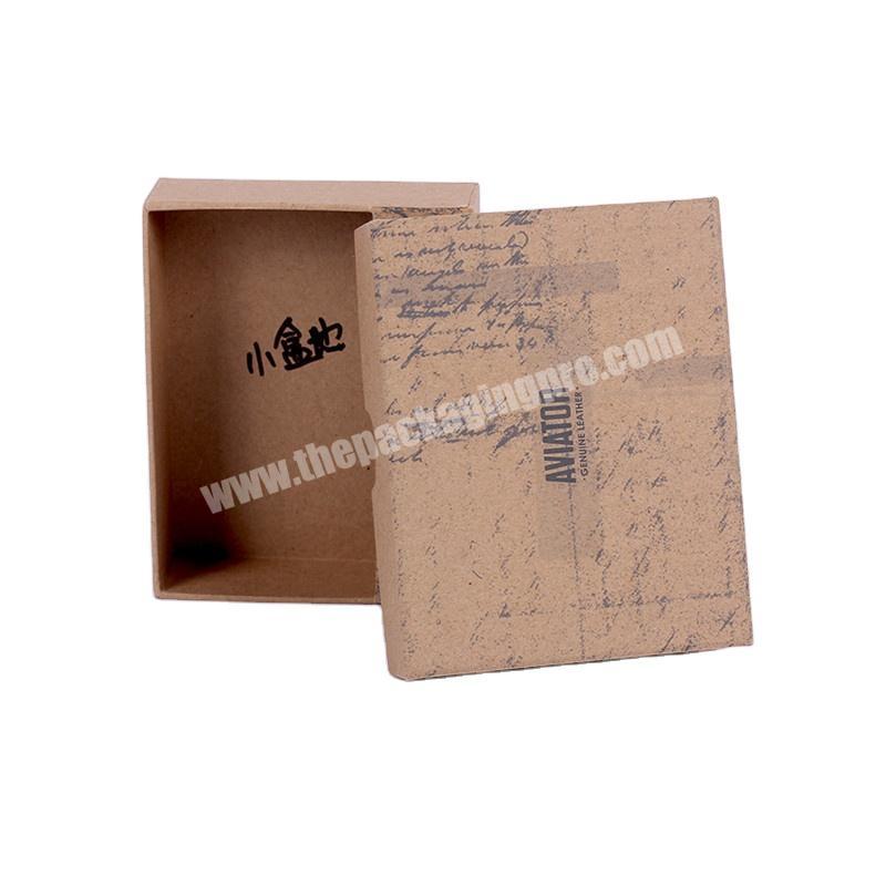 high quality cheap recycled kraft paper box for accessories