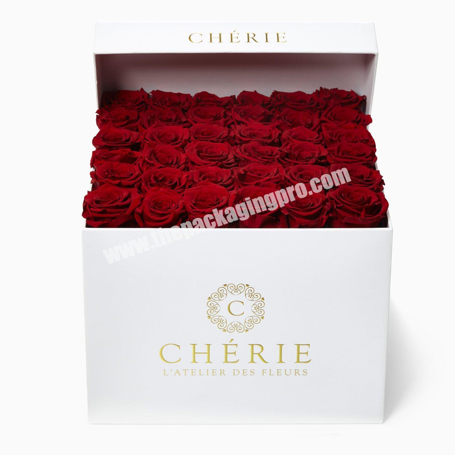 wholesale high quality custom flower packaging box