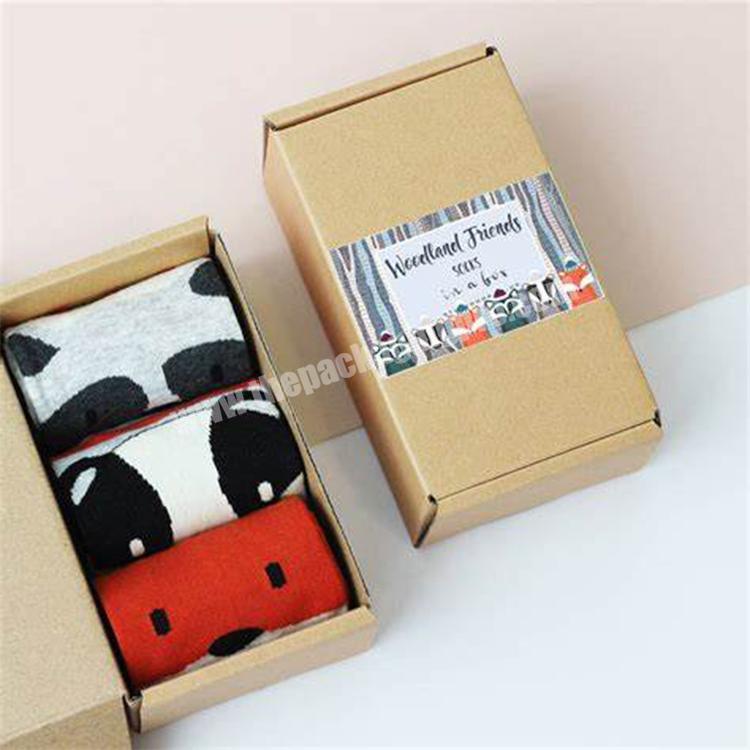 hot sale factory direct price gift socks packaging boxes