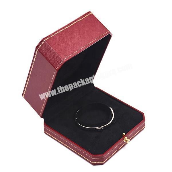 leather jewelry storage box for bracelet box custom logo