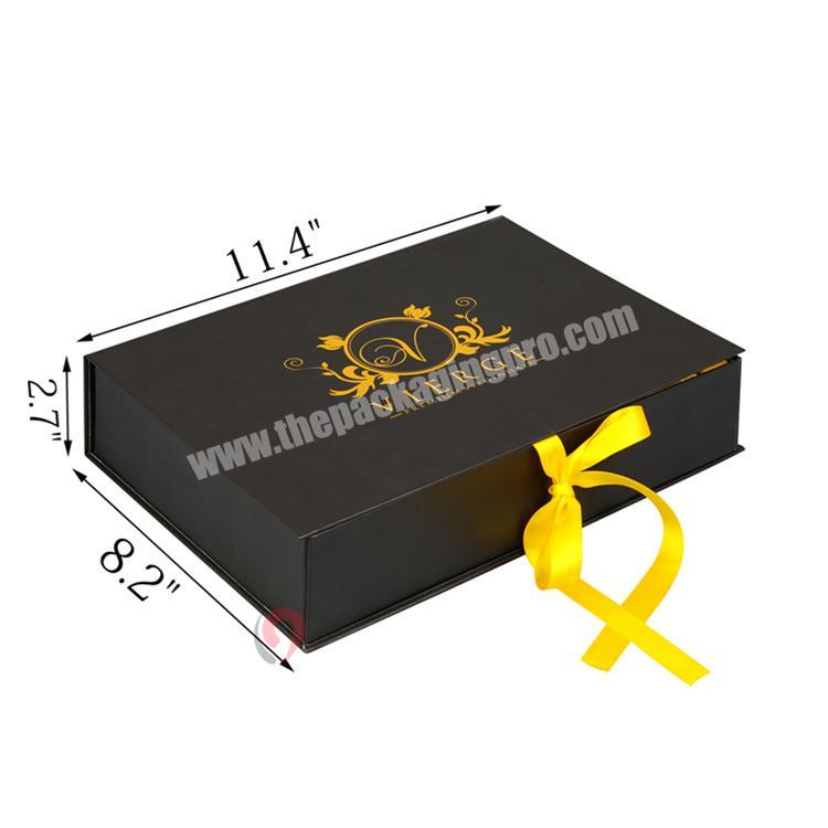 luxury band extension hair bundle box packaging