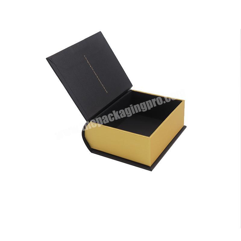 luxury black magnetic decorative book boxes