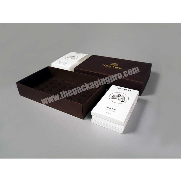 luxury black packaging boxes chocolate truffles
