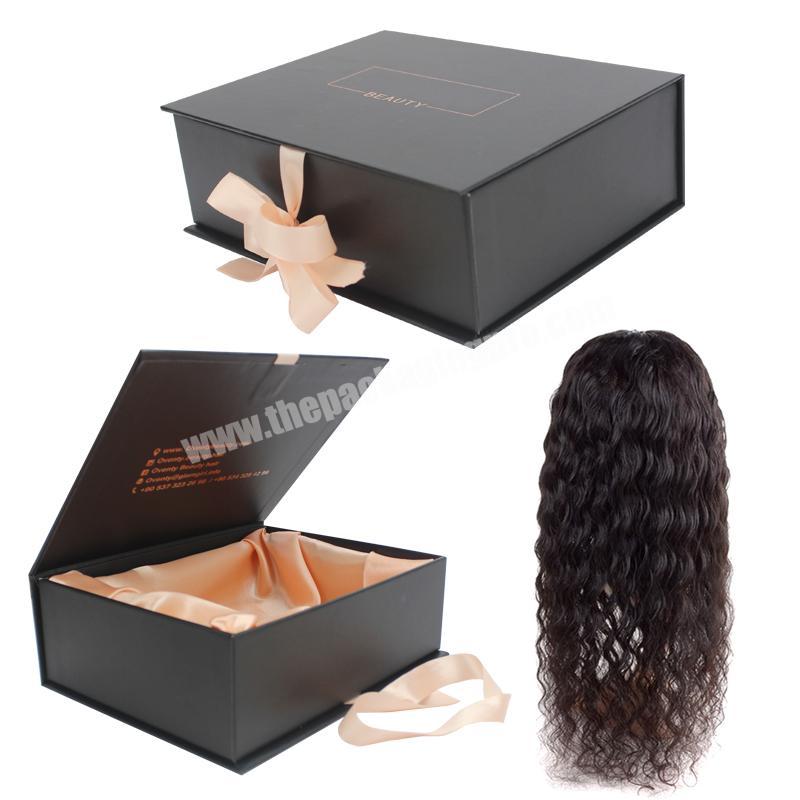 luxury customized hair and wig packaging