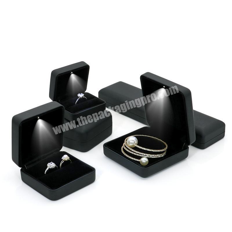 luxury jewelry gift box with led light and your logo