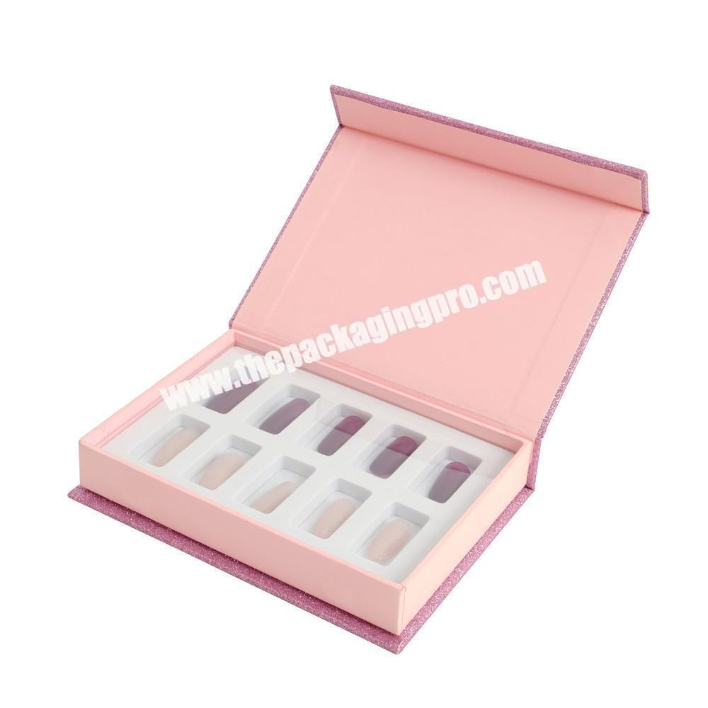 Wholesale Vendor Customized Private Label Gold Empty Eyelash Packaging Boxes Container with Eva Insert