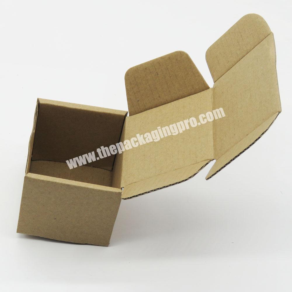 paper brown flat packing for shipping retail rigid carton box cajas carton personalizadas