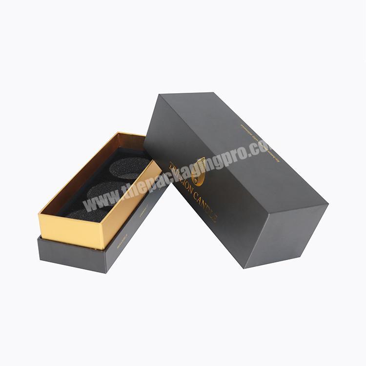 professional custom luxury square candle packaging boxes