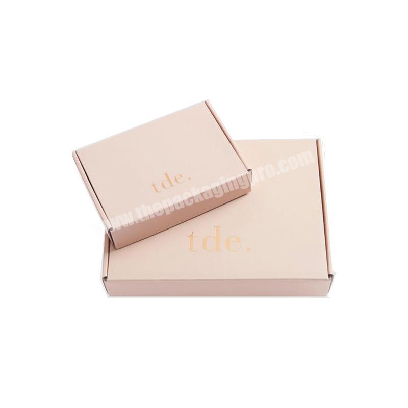 skincare beauty cloth carton shipping logistics jewellery mailing postage corrugated Durable Natural Shipping Mailing Kraft box