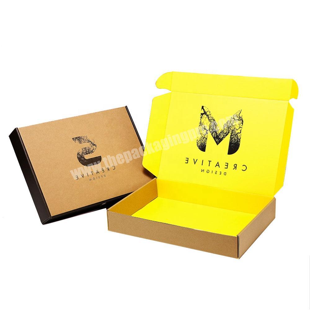Custom white sunglass shipping skincare mailer box custom printed eco kraft corrugated printing yellow mailing clothes boxes square
