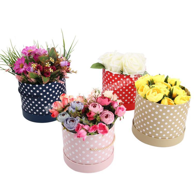 wholesale paper round gift boxes for flower