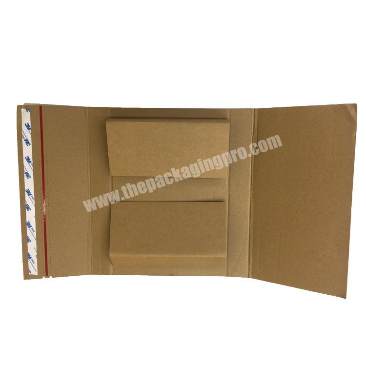 12\  LP Easy Seal Custom Size and Logo Printing Fluted Corrugated Carton Vinyl Record Mailer