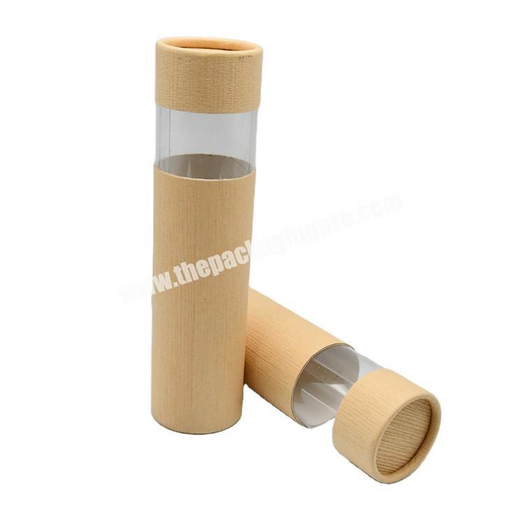 100% biodegradable tea cylinder packaging box tea canister for loose teafood