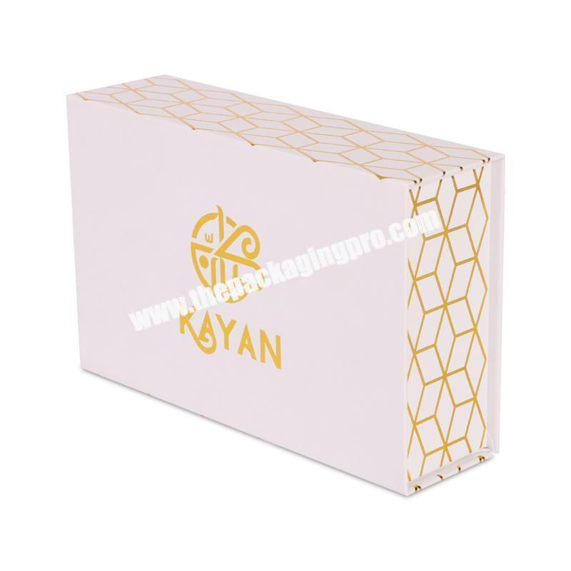 100% factory made Wholesale Retail Custom Logo Printed White Magnetic Gift Boxes for jewelsmake-upskin care watch