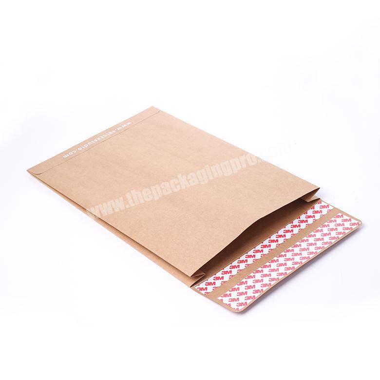 new design hot stamping white paper envelope
