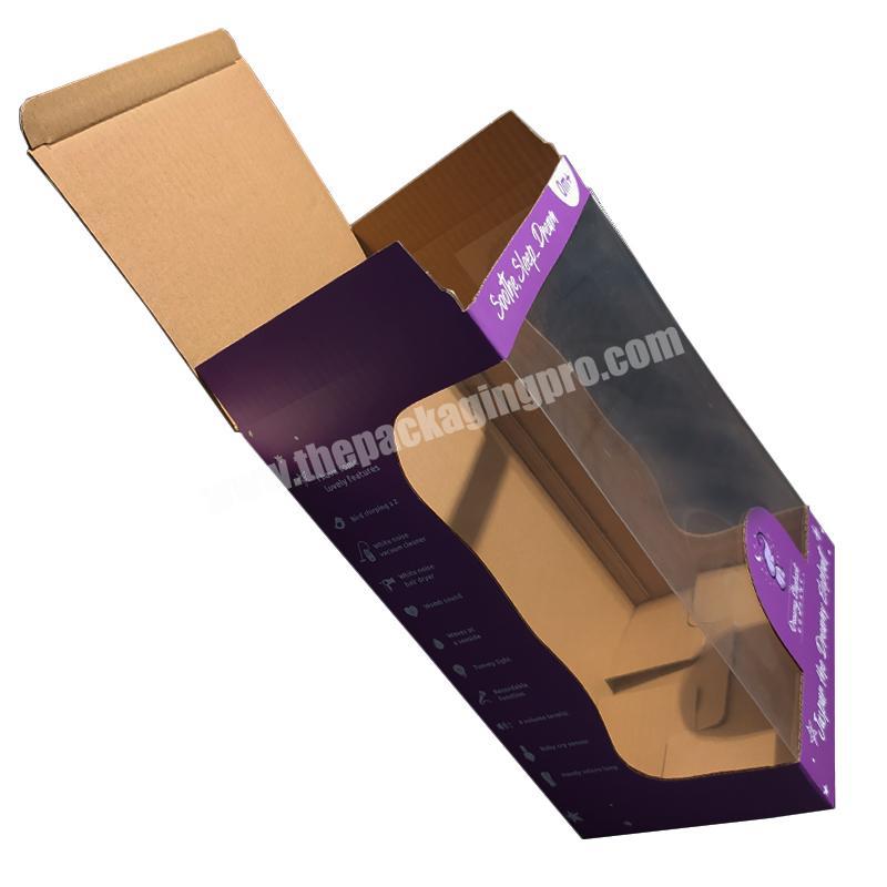 Best Selling See Through Window Empty Foldable Packaging Gift Boxes with window