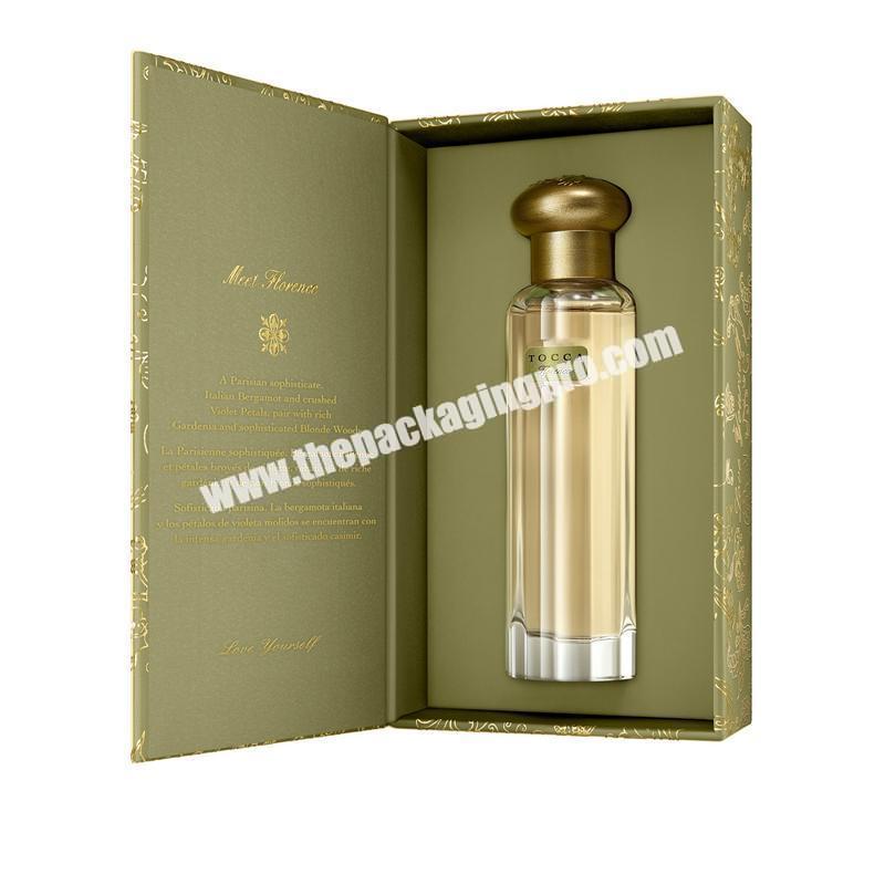 Newest Luxury Design 15ml 30ml perfume fragrance bottle sets cardboard paper gift box cosmetics packaging box with insert