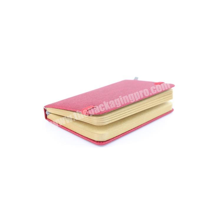 Organize Custom Leather Cover A6 Personalized Kawaii Mini Agenda Notebook