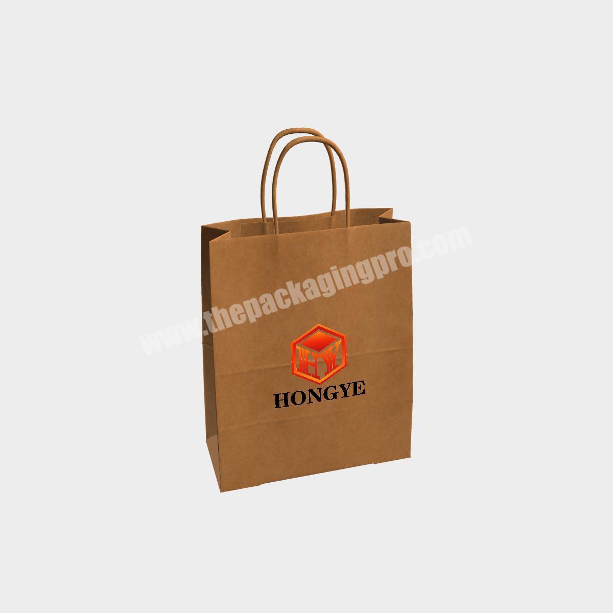 2022 Custom Logo Thick Grease Proof Kraft Paper Bag With Aluminum Foil
