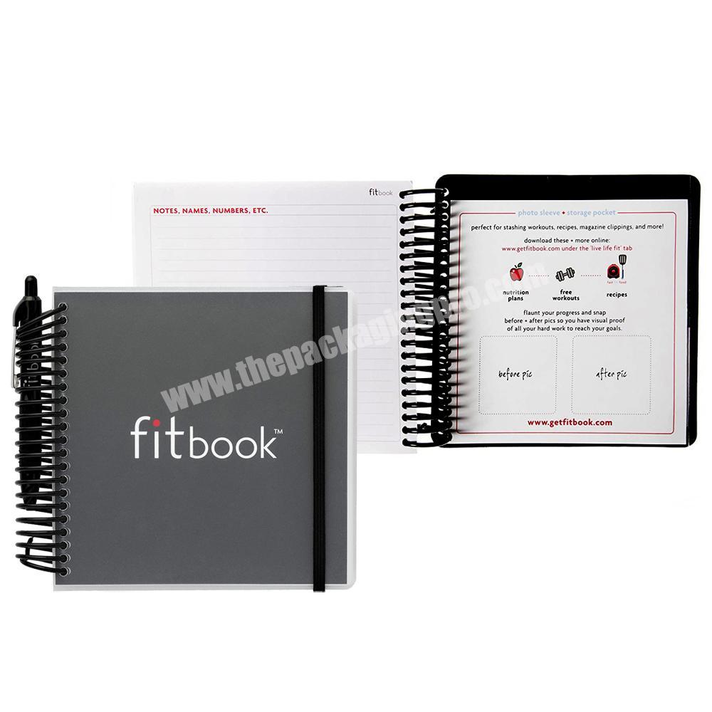 2022 Custom Printing Hardcover Wellness Workout Planner Fitness Journal And Planner For Workouts