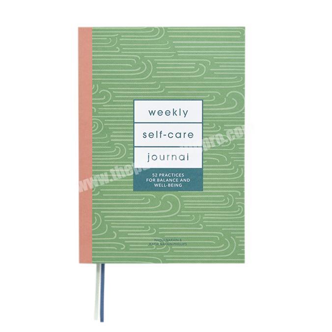 2022 Customized Printing Hardcover Private Label Self Care Love Journal Planner