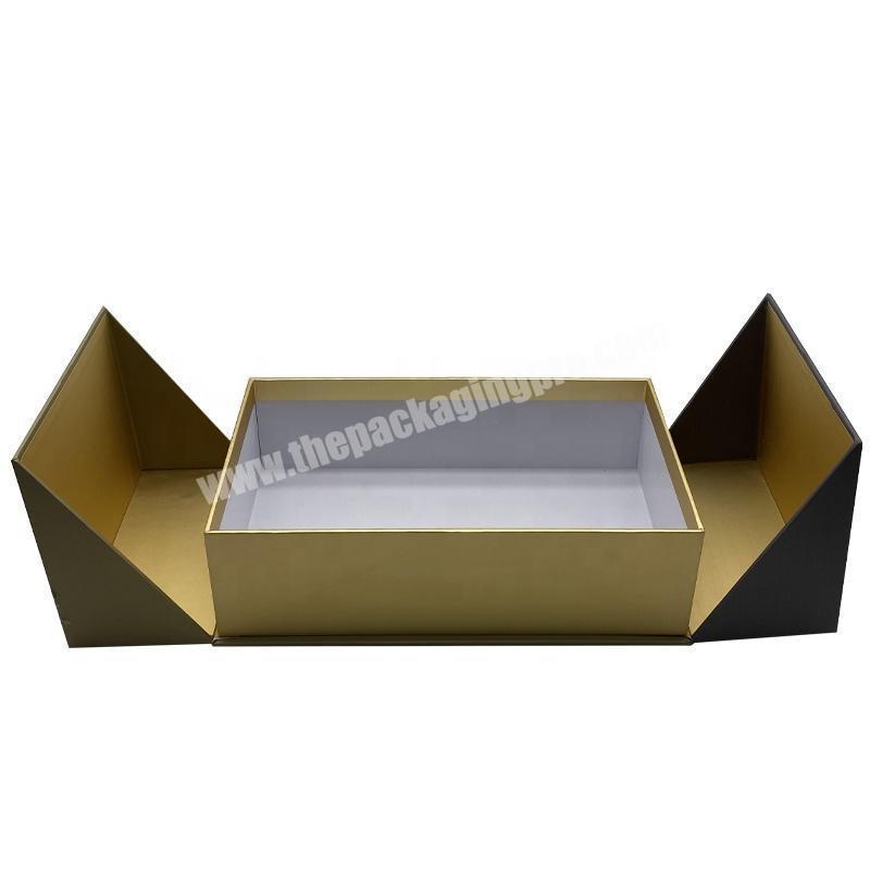 2022 Wholesale High Quality Luxury Special Shape Cardboard Packaging Boxes High End Custom Double Door Gift Box