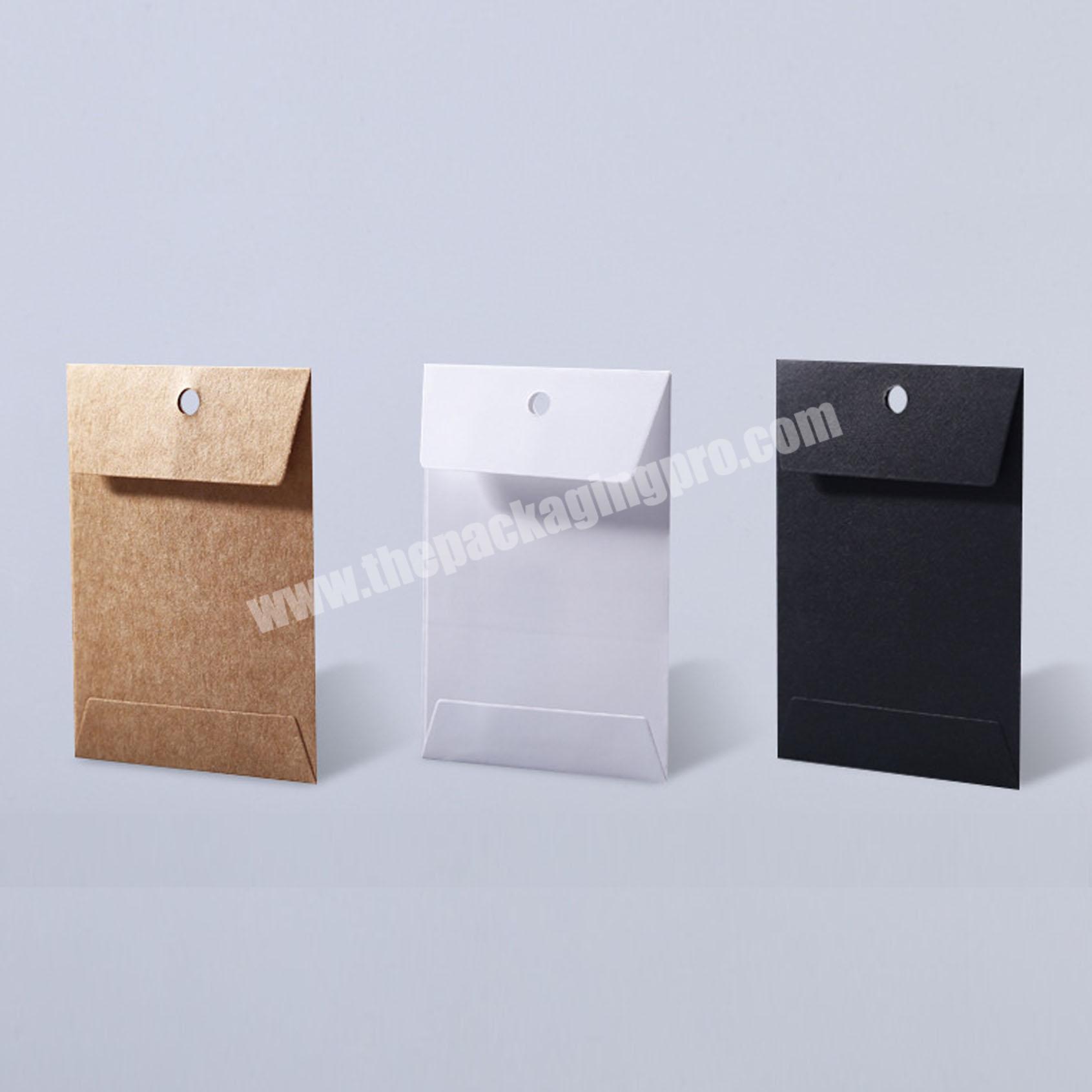 5x7cm Black Brown Kraft Clothes Mini Small Paper Spare Button Envelope