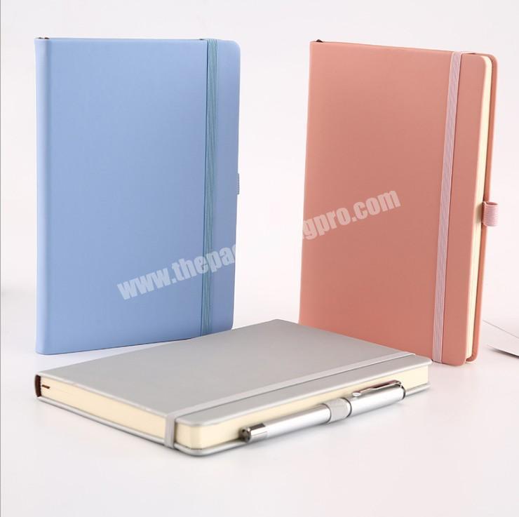 A5 Soft Cover journal Planner Custom PU Leather Diary Notebook