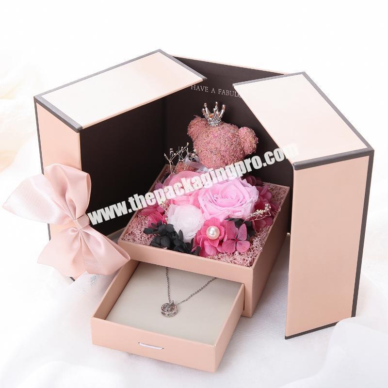Hot Style Valentine's Day Gift Creative Rose Gift Soap Flower Packing  Box