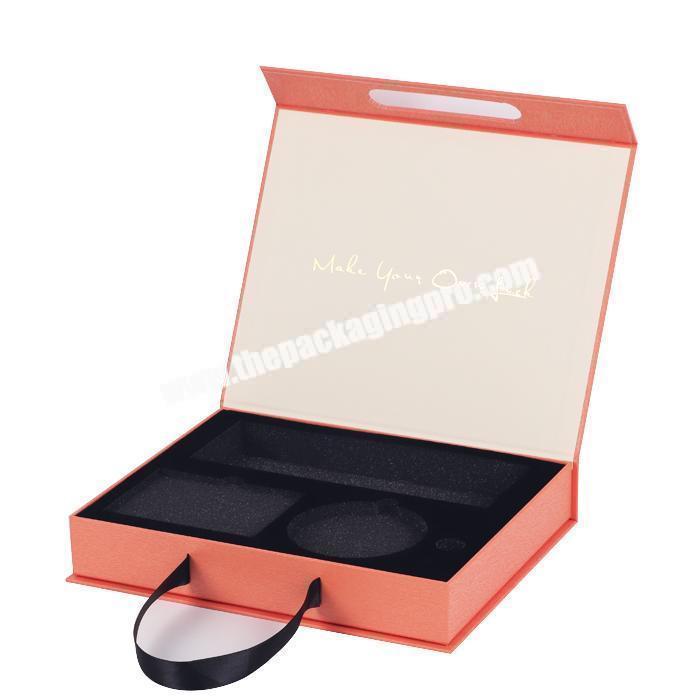 Free Design Bespoke Rigid Collapsible Clothing Cardboard Packaging Folding Paper Magnetic Gift Box