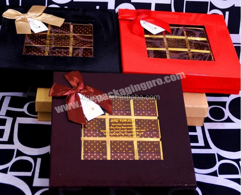 Alibaba china Luxury chocolate box candy box chocolate box with paper divider