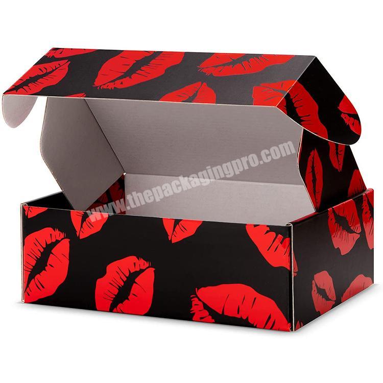 Amazon Hot Sale Custom Personalized Shoes Box Packaging Custom Corrugated Shipping Box With Ribbon