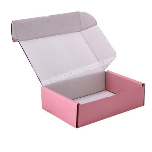 Awesome Pattern Shipping Custom Logo Corrugated Paper Box Gift Packaging