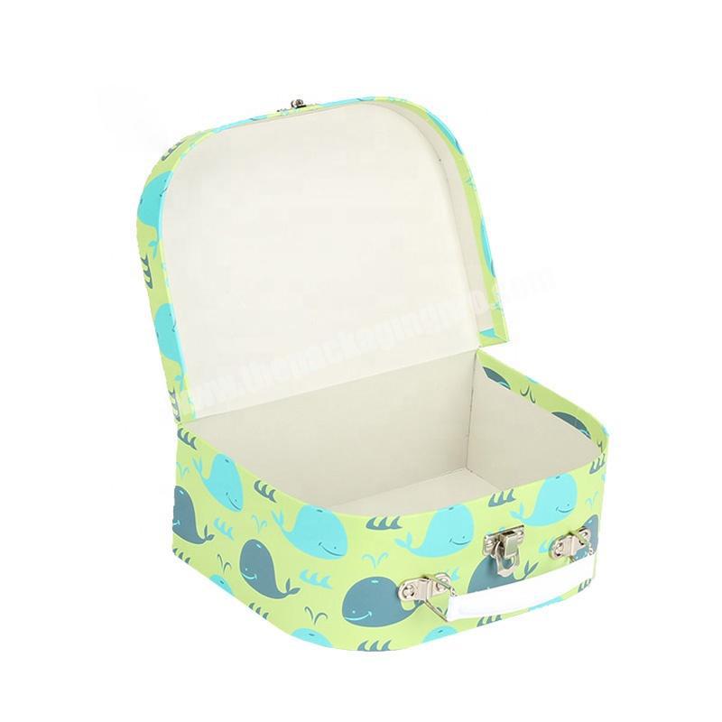 Baby Love Paste Boxes Paper Suitcase Wholesale Cardboard Suitcases For Children