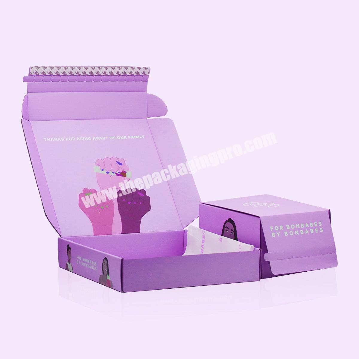 Beauty Box Packaging Customized Colored Mailer Boxes Custom Logo Printed Durable Apparel Packaging Mailer Shipping Boxes