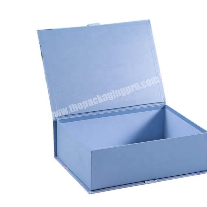 Best Selling Custom Luxury Rigid Cardboard Packaging Boxes Gift Box with Ribbon Closure