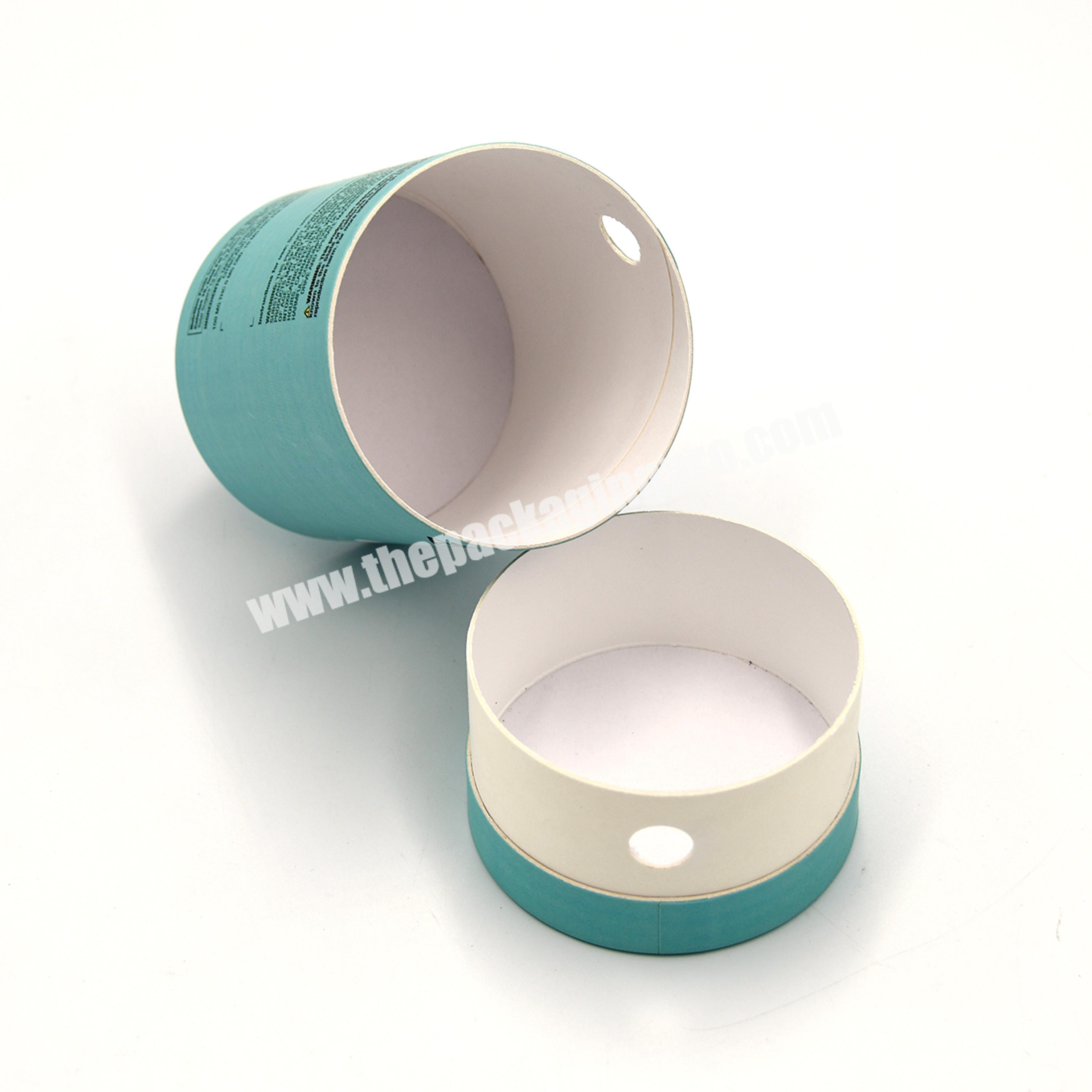 Best-selling teacoffee cardboard tube box packaging with ribbon for shipping