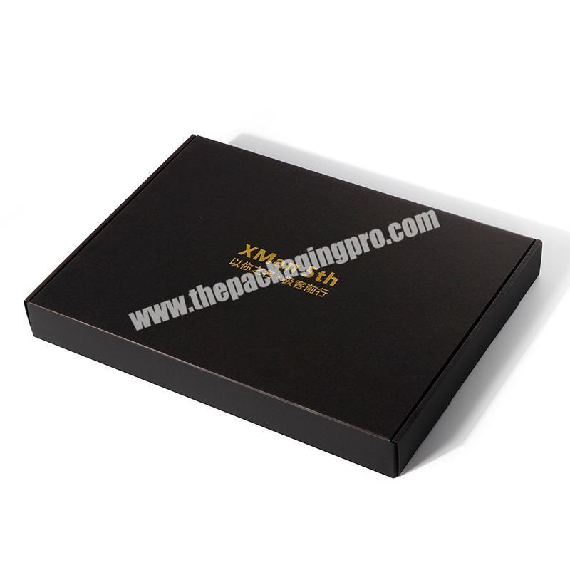 Classic Black High Grade Quality Custom Color Print With Clear Pattern Corrugated packagingBox Improve The Grade Of Your Product