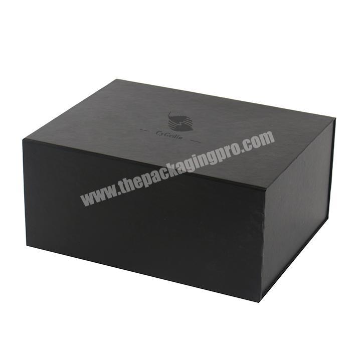 Black Collapsible Wedding Use Decoration Products Gift Packaging Box Candy Chocolate Storge Gift Packaging Box